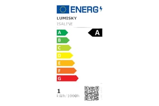 Applique murale solaire LED en bambou Isaline - Naturel