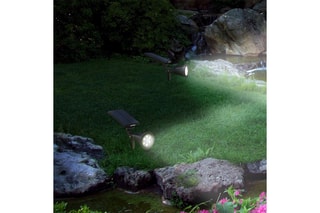 2 spots solaires LED 2 en 1 Spiky - Noir - 2 x 5 W