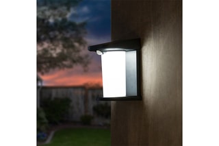 2 appliques solaires LED Lusty - Noir - 2 x 5 W