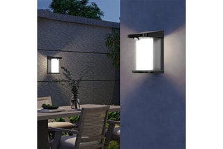2 appliques solaires LED Lusty - Noir - 2 x 5 W