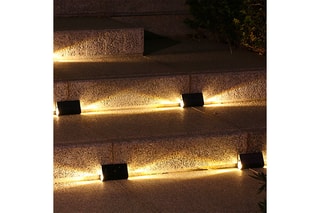4 appliques murales solaires LED Twily - Noir - 4 x 0,23 W