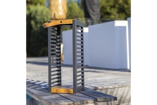 Solarledlantaarn Ferian - Zwart