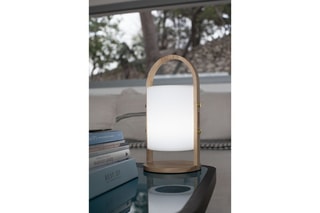 Houten Muzieklamp met Led en Bluetooth Woody
