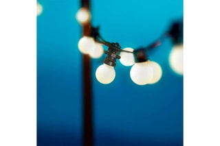 Grinalda solar LED Party milky solar 10 LED