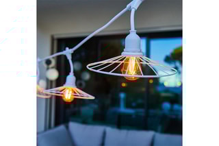 Grinalda luminosa Chic White 600 cm
