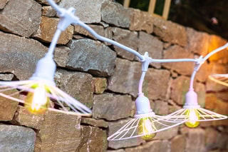 Grinalda luminosa Chic White 600 cm
