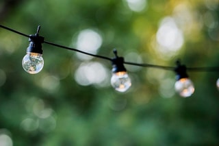 Grinalda de tomada 20 LED Party Clear