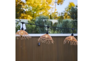 Guirlande d’extérieur en rotin 100 LED Hawaii - 42 m
