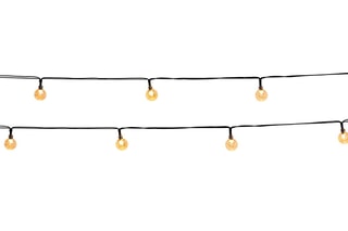 Grinalda luminosa solar 20 LED Festy white