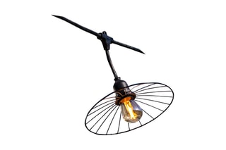 Grinalda de tomada 10 LED Chic Cage Light