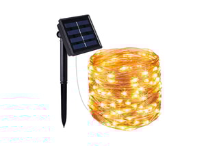 Grinalda solar 100 LED Skinny Solar