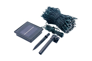 Guirlande solaire LED Party milky solar - Blanc chaud