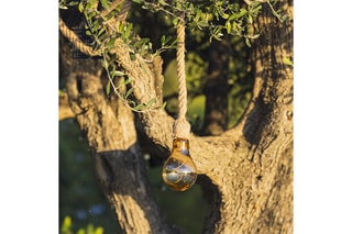 Suspension solaire LED Cordy - Beige