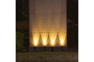 4 spots solaires LED Roundy - Noir - 4 x 2 W