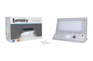 Projecteur avec détecteur solaire LED Derby - Argenté - 5 W