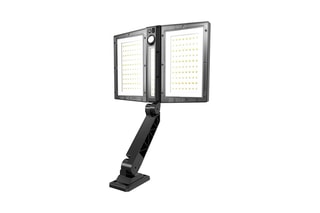 Projecteur solaire d’extérieur LED Clipper - Noir - 2 x 8,5 W