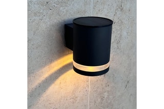 2 appliques murales solaires d’extérieur LED Helio - Noir - 2 x 0,16 W