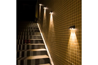 2 appliques murales solaires LED Kyla - Noir - 2 x 4 W