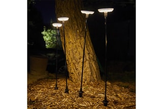 4 balises solaires LED Lucenty - Noir