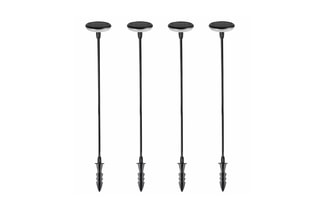 4 balises solaires LED Lucenty - Noir
