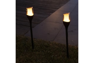 4 balises solaires LED Farely - Noir