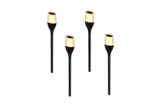 4 balises solaires LED Farely - Noir