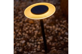 2 balises solaires LED Ufo - Noir