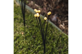 3 torches solaires LED Lyra - Noir