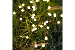 3 torches solaires LED Lyra - Noir