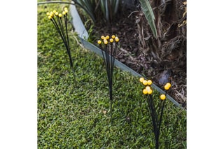 3 torches solaires LED Lyra - Noir