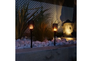 2 torches solaires Mini Maity Sun - Noir - 2 x 1 W