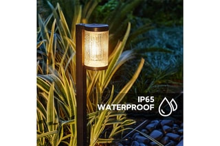 2 balises solaires LED Beamlit - Noir
