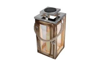 Houten Solarlantaarn Oacky