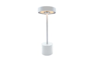 Draadloze Oplaadbare Ledstaanlamp op Voet Roby Wit