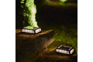 8 spots LED solaires Quadry - Noir