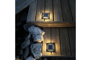 8 spots LED solaires Quadry - Noir