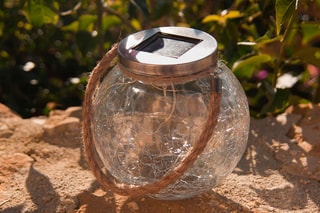 2 Solarledlampen Crack Ball Cord