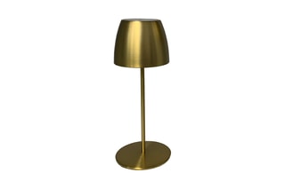 Draadloze Oplaadbare Ledstaanlamp op Voet Orlum Goudkleurig