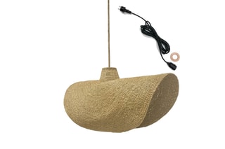 Suspension Kleia - Naturel et noir