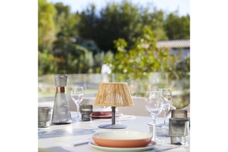 Ledlamp Standy Mini Raffy Zwart en Bruin