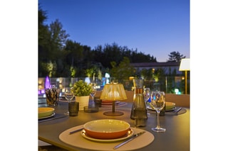 Ledlamp Standy Mini Raffy Zwart en Bruin