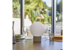 Ledlamp Terra Concrète Grijs en Wit