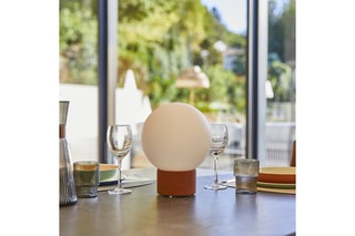 Ledlamp Terra Concrète Terracotta en Wit