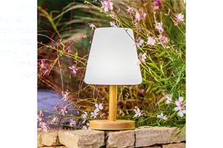 Draadloze Ledtafellamp Standy Mini Wood - 25 cm