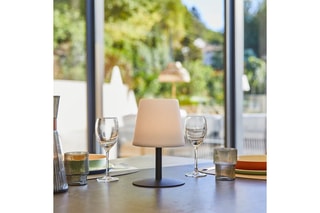 Lampe de table LED sans fil Standy Mini - Blanc et noir - 1 W