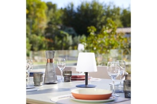 Lampe de table LED sans fil Standy Mini - Blanc et noir - 1 W