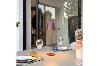 Snoerloze Tafelledlamp Kelly - Bruin 