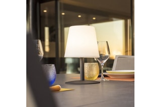 4 Ledlampen standy mini rock Wit en Zwart