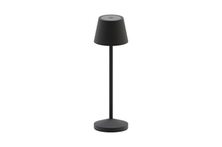 Draadloze Ledtafellamp EMILY Zwart H25cm