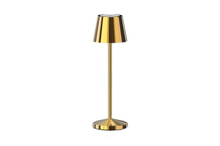 Draadloze Ledtafellamp EMILY Goudkleurig H25cm